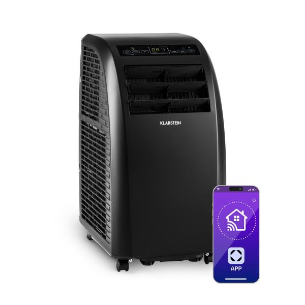 Klarstein Metrobreeze Rom Smart, klimatyzator przenośny, 12 000 BTU/3,5 kW, klasa efektywności energetycznej A+, pilot