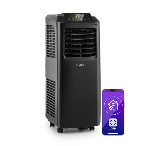 Klarstein Pure Blizzard Smart 9k, klimatyzator przenośny, 9000 BTU/2,6 kW, klasa efektywności energetycznej A, pilot