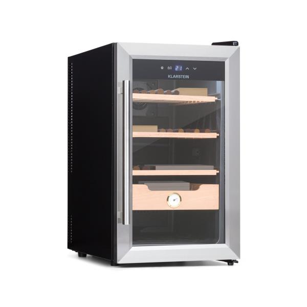 Klarstein El Presidente 48, humidor do cygar, 48 l, 3 szuflady, 1 przegródka z drewna cedrowego
