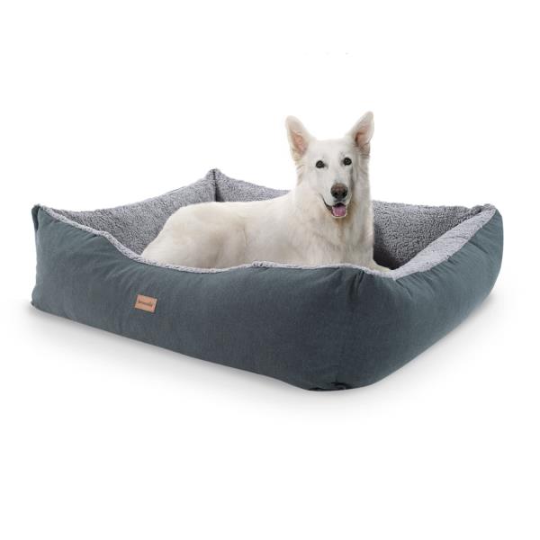 Brunolie Emma, legowisko dla psa, możliwość prania, antypoślizgowe, oddychające, materac dwustronny, łóżko, rozmiar L (100 x 30 x 90 cm)