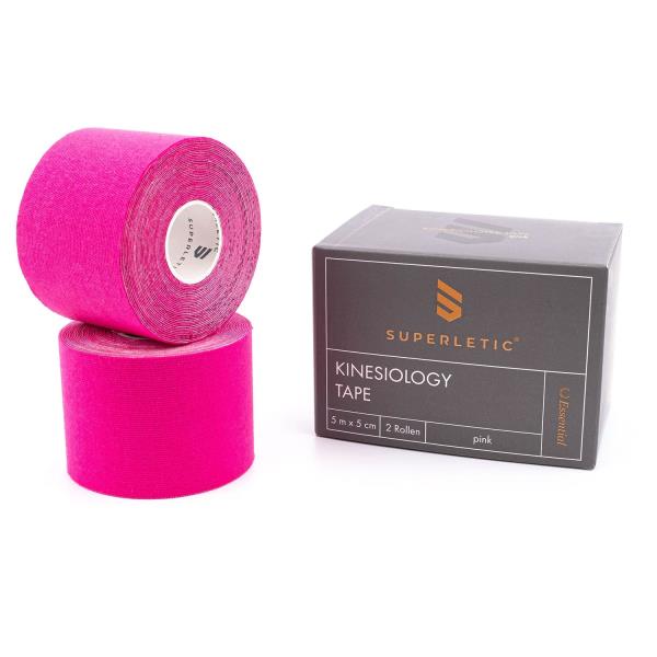 Capital Sports Elek, taśma kinezjologiczna, 2 rolki, 5 m x 5 cm, bawełna i klej akrylowy, wodoodporna