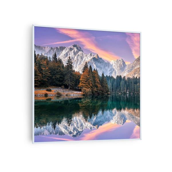 Klarstein Wonderwall Air Art Smart, panel grzewczy na podczerwień, grzejnik, 60 x 60 cm, 350 W, morze