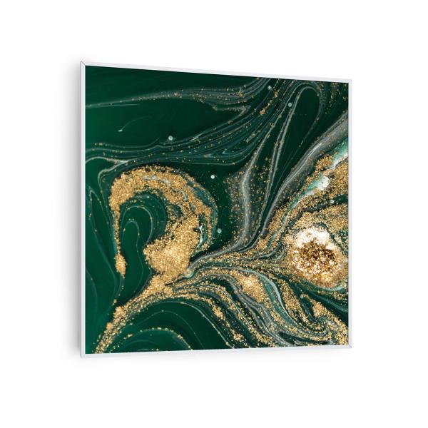 Klarstein Wonderwall Air Art Smart, panel grzewczy na podczerwień, grzejnik, 60 x 60 cm, 350 W, wir