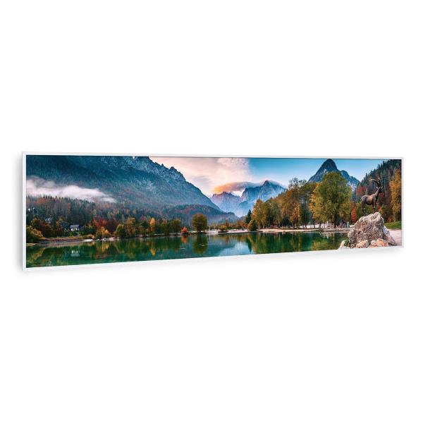 Klarstein Wonderwall Air Art Smart, panel grzewczy na podczerwień, grzejnik, 120 x 30 cm, 350 W, morze