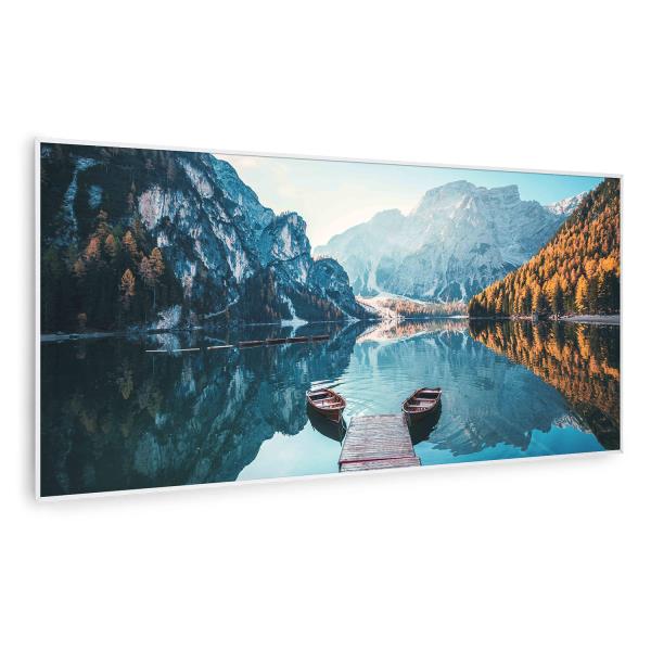 Klarstein Wonderwall Air Art Smart, panel grzewczy na podczerwień, grzejnik, 120 x 60 cm, 700 W, morze w pionie