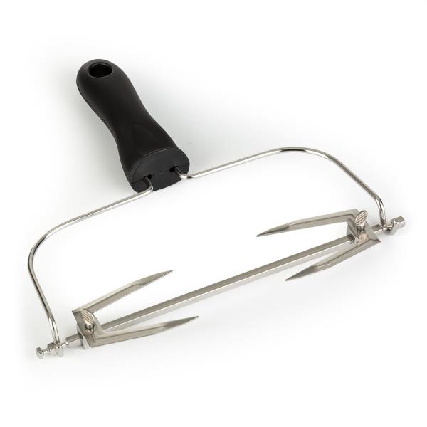 Klarstein AeroVital Cube Chef, rożen obrotowy z uchwytem do frytkownicy beztłuszczowej, stal nierdzewna, akcesoria