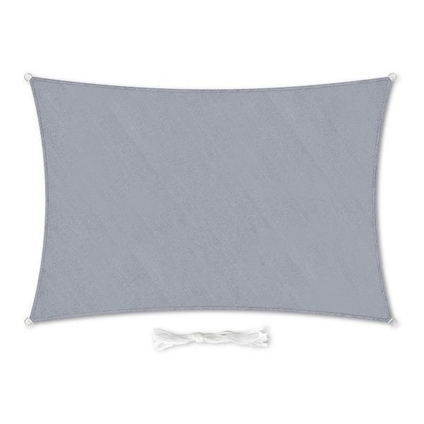 Blumfeldt Prostokątny żagiel przeciwsłoneczny, 2 x 4 m, pierścienie mocujące, poliester, przepuszczający powietrze