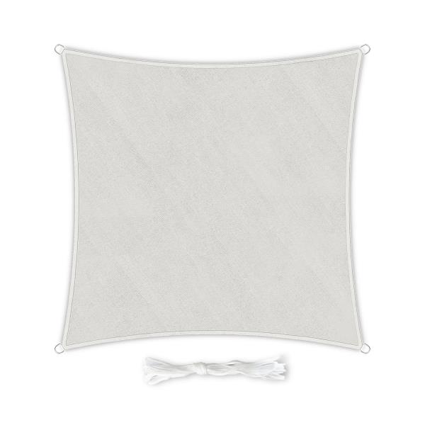 Blumfeldt Kwadratowy żagiel przeciwsłoneczny, 4 x 4 m, poliester, przepuszczający powietrze
