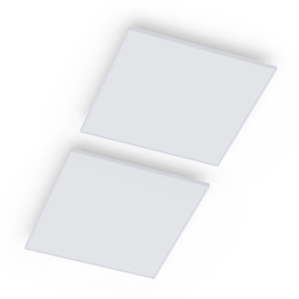 Klarstein Wondersky, zestaw sufitowych paneli na podczerwień, 2 szt., 350 W, 60 x 6,5 x 60 cm, IP44