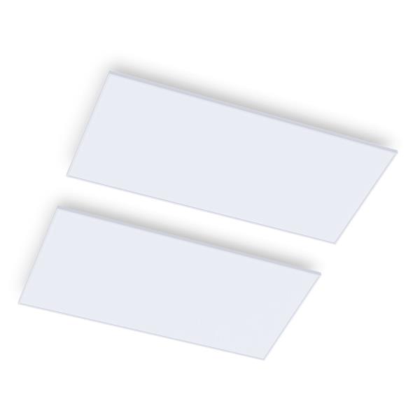 Klarstein Wondersky, zestaw sufitowych paneli na podczerwień, 2 szt., 700 W, 60 x 6 x 120 cm, IP44