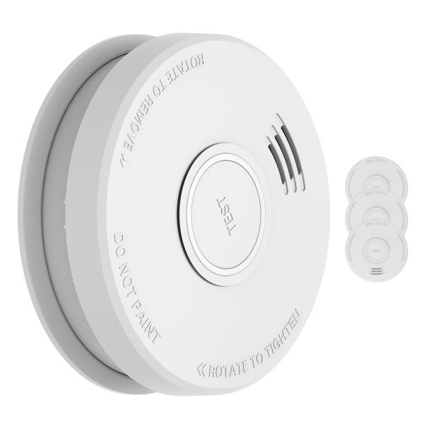 SHD by oneConcept DOF19, czujnik dymu, plastik, sygnał ostrzegawczy: 85 dB, zasilanie bateryjne 9 V