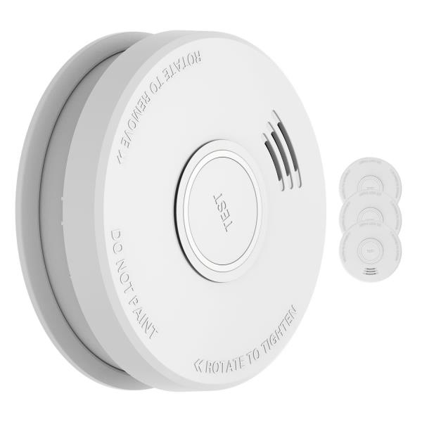 SHD by oneConcept DOF19, czujnik dymu, plastik, sygnał ostrzegawczy: 85 dB, zasilanie bateryjne 9 V