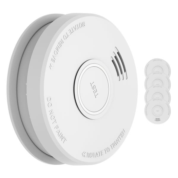 SHD by oneConcept DOF19, czujnik dymu, plastik, sygnał ostrzegawczy: 85 dB, zasilanie bateryjne 9 V