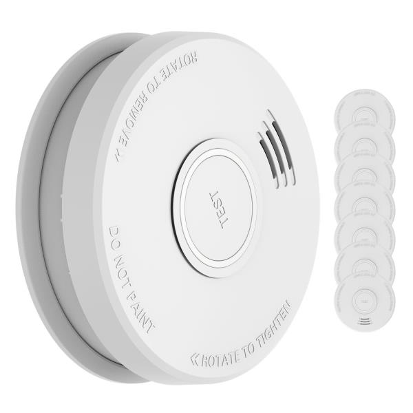 SHD by oneConcept DOF19, czujnik dymu, plastik, sygnał ostrzegawczy: 85 dB, zasilanie bateryjne 9 V