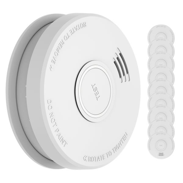 SHD by oneConcept DOF19, czujnik dymu, plastik, sygnał ostrzegawczy: 85 dB, zasilanie bateryjne 9 V