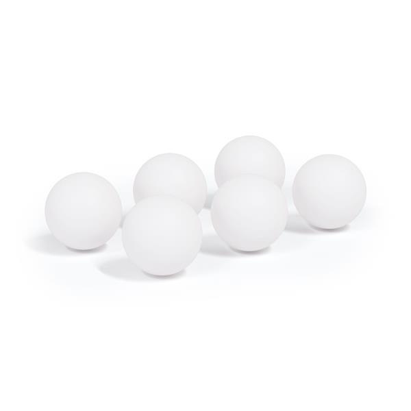 BeerCup Alley, profesjonalne piłeczki do beer ponga, 40 mm, gładkie, 6 sztuk