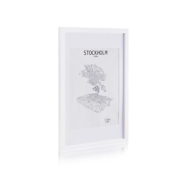 Casa Chic Kenton, ramka na zdjęcia, prostokątna, 70 x 50 cm, passe-partout, pleksiglas