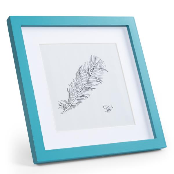 Casa Chic Clapton, ramka na zdjęcia, kwadratowa, zdjęcia 24,4 x 24,4 cm, passe-partout, szkło