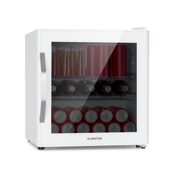 Klarstein Beersafe L Quartz, lodówka na napoje, 47 l, 2 półki, szklane drzwi