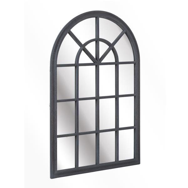 Casa Chic Savile, francuskie lustro w kształcie okna, drewniana rama, 120 x 80 cm