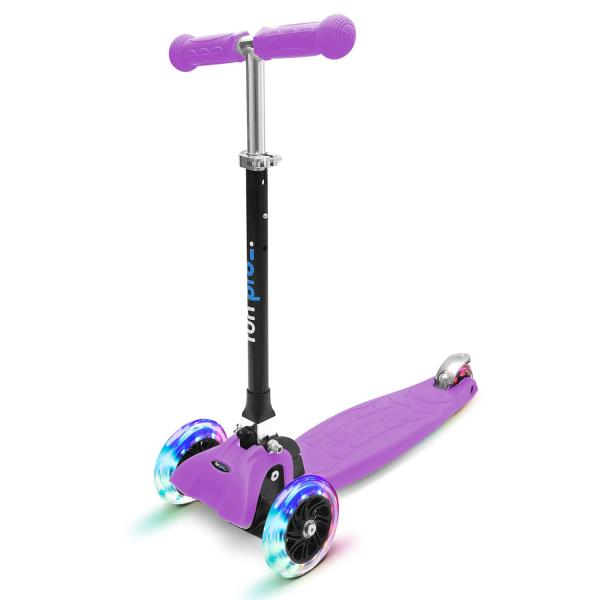 Fun pro ONE, hulajnoga dla dzieci, 3-6 lat, kółka LED, maks. 50 kg, składana, regulowana wysokość