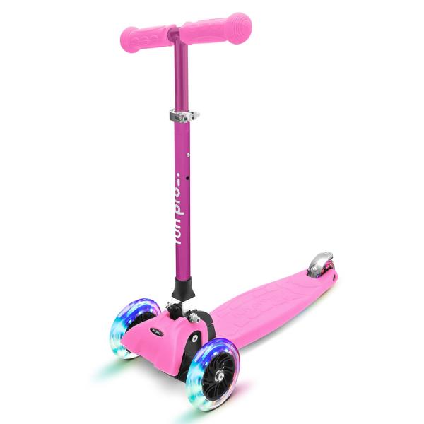 Fun pro ONE Deluxe, hulajnoga dla dzieci, 3-6 lat, kółka LED, maks. 50 kg, składana, regulowana wysokość