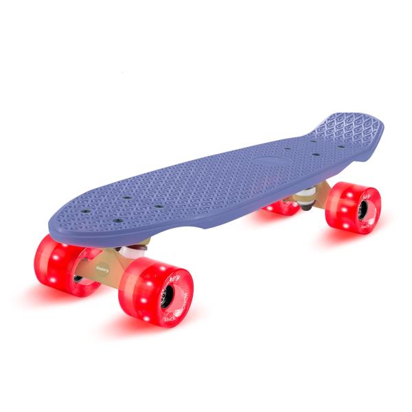 Fun pro Mini Cruiser, deskorolka, fiszka, tworzywo sztuczne PP, maks. 100 kg, świecące kółka PU, twardość: 88A