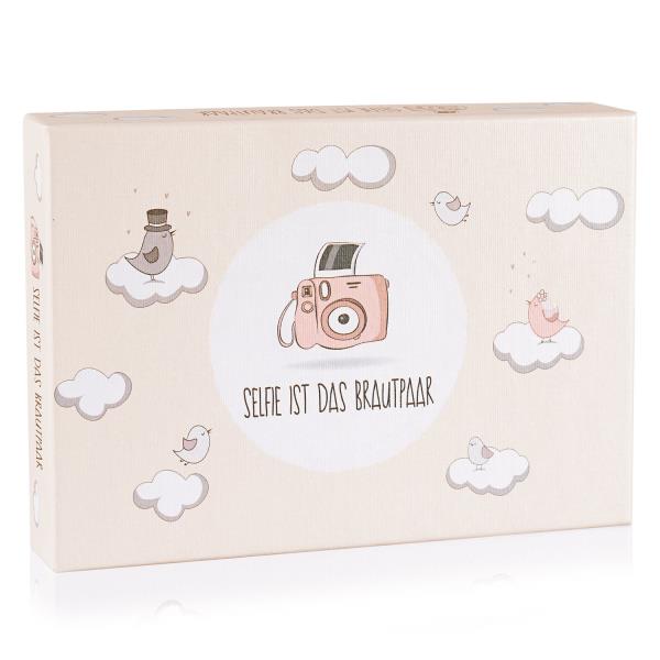 Spielehelden Selfie ist das Brautpaar XXL/Selfie pary młodej XXL, gra weselna z zadaniami fotograficznymi, 112 kart, język niemiecki