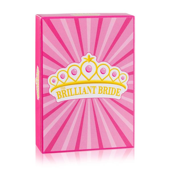 Spielehelden Brilliant Bride/Wymarzona panna młoda, gra karciana, zabawne przygody na wieczór panieński, format kieszonkowy, język angielski