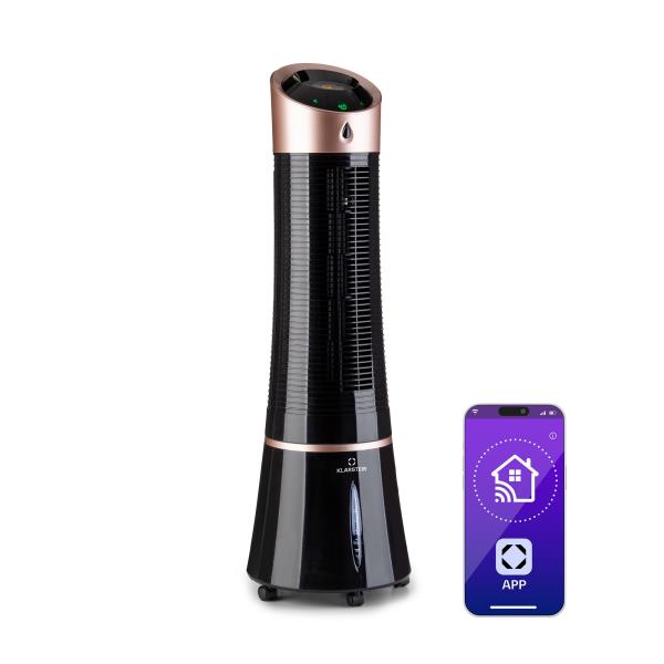 Klarstein Skyscraper Ice Smart, klimator 4 w 1, wentylator, Wi-Fi, 210 m³/h, pilot
