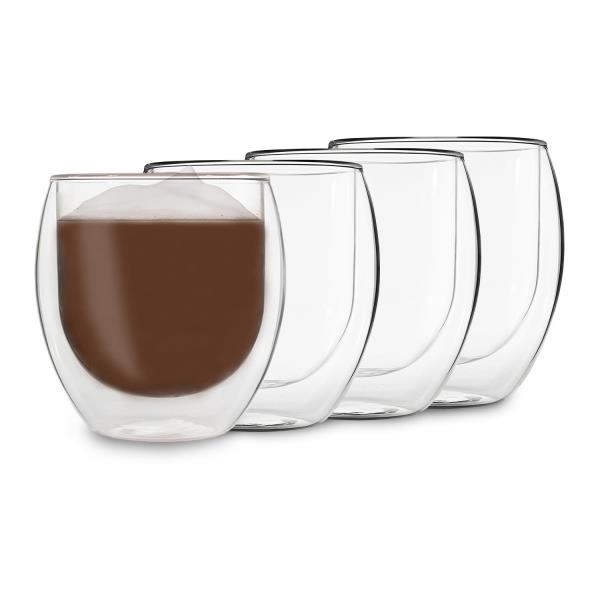 Feelino DUOS Jumbo, szklanki termiczne z podwójną ścianką, 2 x 410 ml