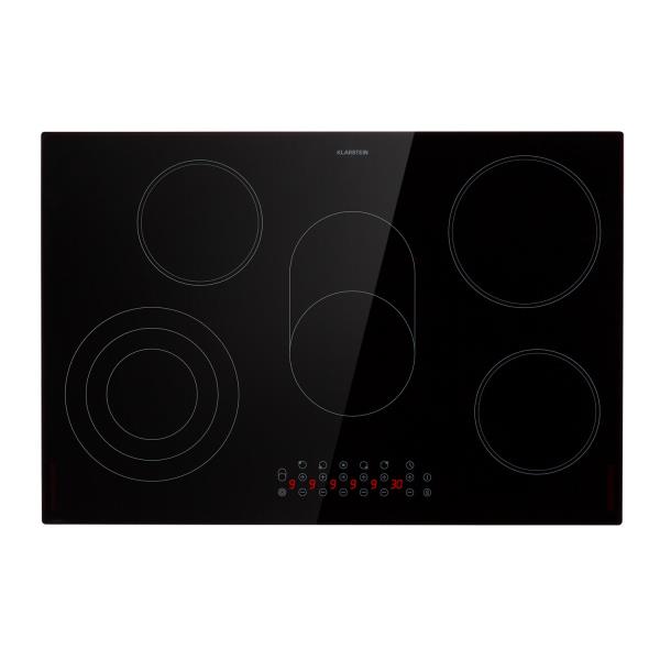 Klarstein Virtuosa 5, płyta ceramiczna do zabudowy, 5 stref, 8500 W, płyta szklano-ceramiczna