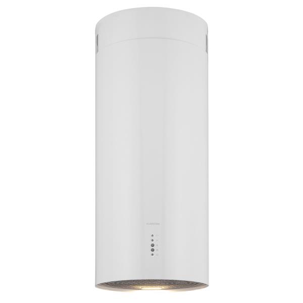 Klarstein Bolea, okap kuchenny wyspowy, Ø 38 cm, wyciąg/pochłaniacz, 600 m³/h, LED, filtr węglowy