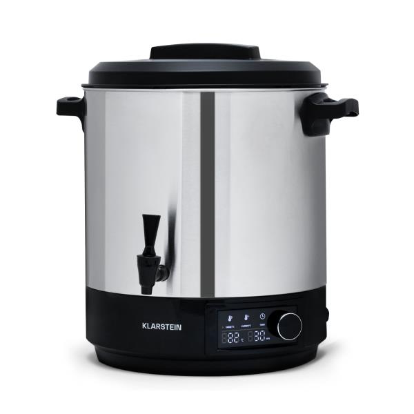 Klarstein Abbey 25, automat do wekowania, dozownik do napojów, 25 l, 100°C, 180 min, stal nierdzewna