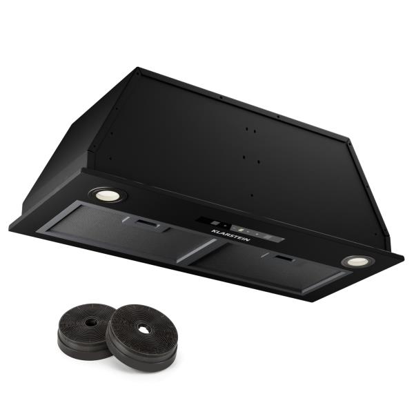 Klarstein Paolo 72, okap kuchenny do zabudowy, 72 cm, 520 m³/h, LED, sterowanie dotykowe, A++