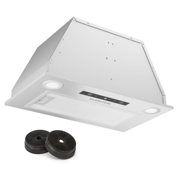 Klarstein Paolo 52, okap kuchenny do zabudowy, 52 cm, 439 m³/h, LED, sterowanie dotykowe, A++