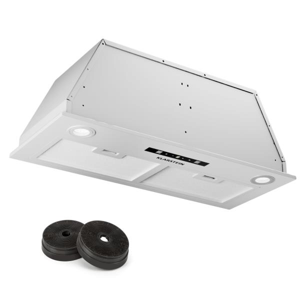 Klarstein Paolo 72, okap kuchenny do zabudowy, 72 cm, 520 m³/h, LED, sterowanie dotykowe, A++