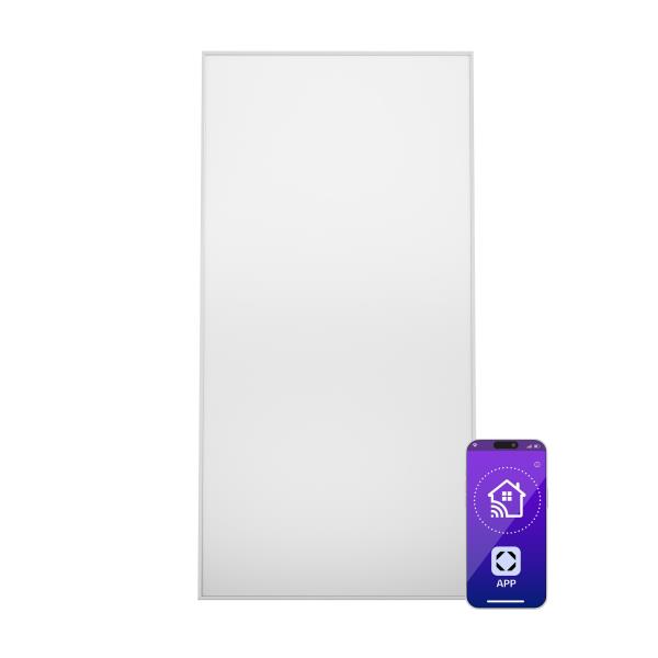 Klarstein Wonderwall Air Smart 770, panel grzewczy na podczerwień, grzejnik 60 x 120 cm, 770 W, aplikacja