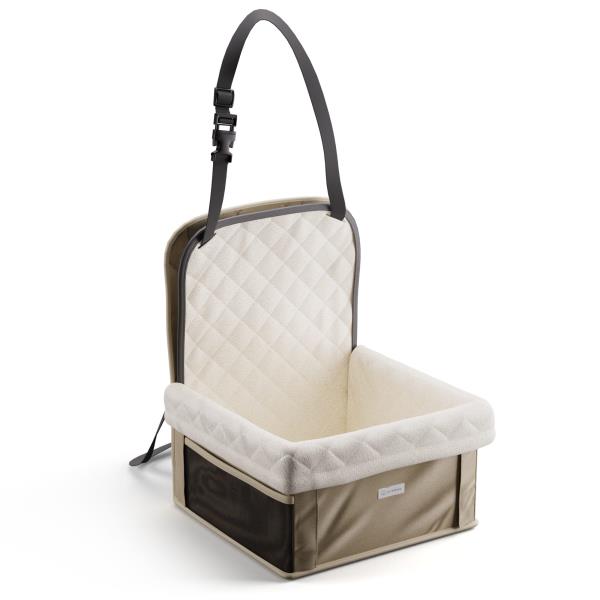 NA Rocky, fotelik samochodowy dla psa, transporter, legowisko, poliester, pasy bezpieczeństwa, składany, elastyczny