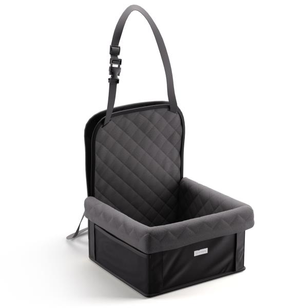 NA Rocky, fotelik samochodowy dla psa, siedzisko, poliester, pasy bezpieczeństwa, składany, elastyczny