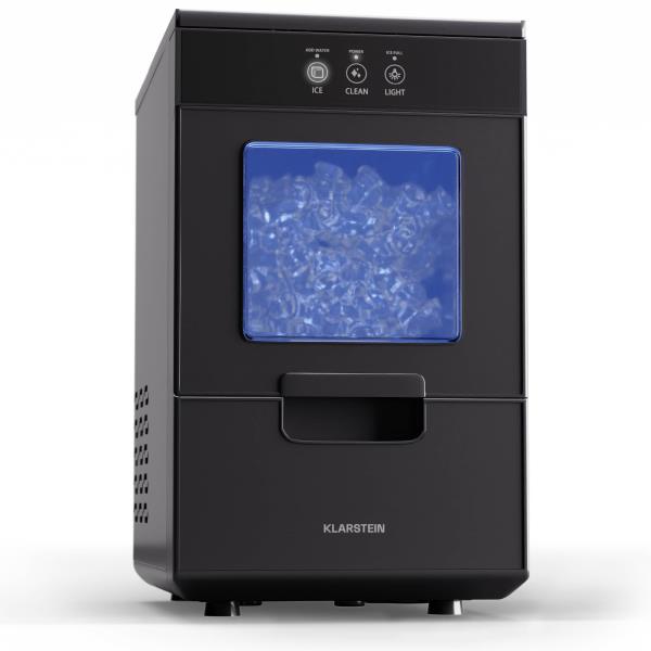 Klarstein Ice Galet, kostkarka do lodu, 20 kg/24 h, automatyczne czyszczenie, zbiornik na wodę 2,2 l