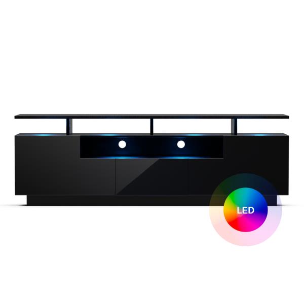 Blumfeldt Perth niska szafka pod telewizor, 150 x 35 x 50 cm, LED