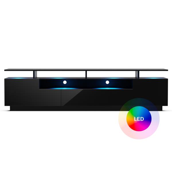 Blumfeldt Perth niska szafka pod telewizor, 195 x 33 x 50 cm, LED