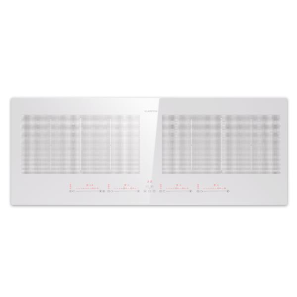 Klarstein Masterzone 90 Slim Flex, płyta indukcyjna do zabudowy, 4 pola grzejne, 2 strefy Flex, ThermoBoost, technologia Smart Flex, maks. 7200 W