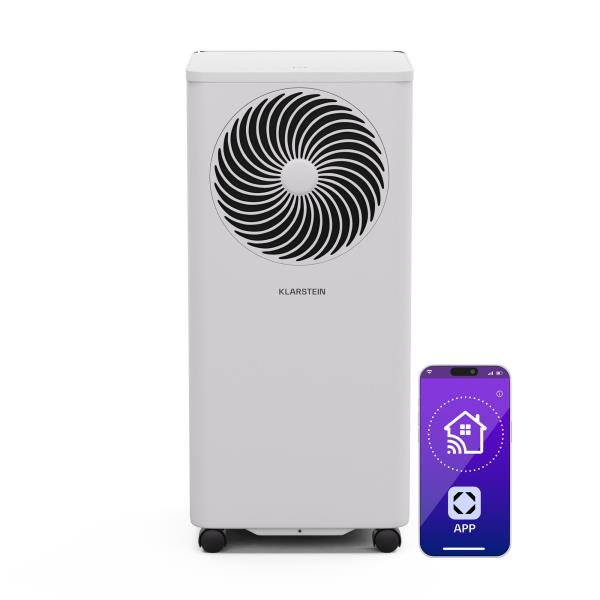 Klarstein Aero Ring 9K urządzenie klimatyzacyjne 9 000 BTU mobilne i inteligentne dla maks. 31 m² ze sterowaniem głosowym
