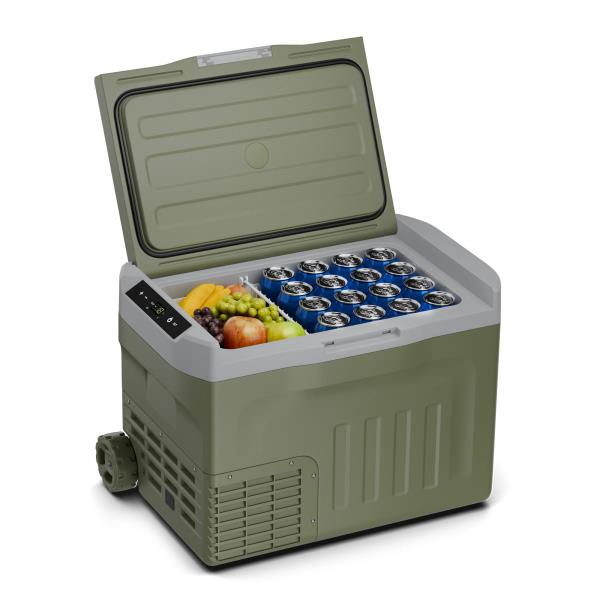 Klarstein PolarForce 30L kompresorowa lodówka turystyczna, panel sterowania LCD, oświetlenie, off-road, ochrona akumulatora, 12 V/230 V