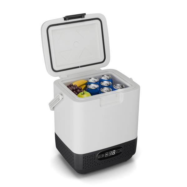 Klarstein SwiftFrost 12 l lodówka turystyczna, 12 V/230 V, do -20°C, sprężarka, 2 poziomy mocy, wyświetlacz LED