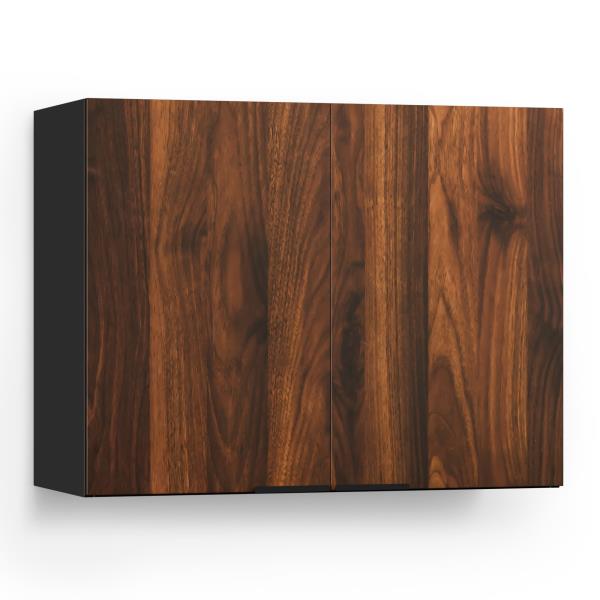 Blumfeldt WoodVista szafka wysoka, Soft-Close, uchwyty aluminiowe, zrównoważone materiały