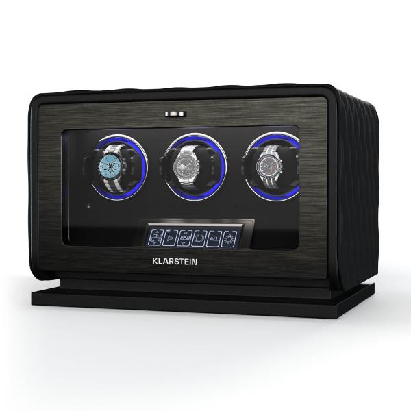 Klarstein LuminousTime rotomat, 3 zegarki, wiele ustawień, LED, 10 dB
