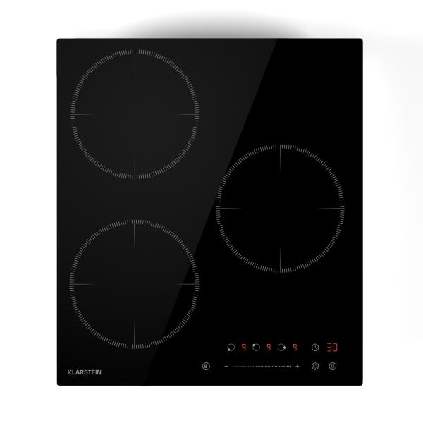 Klarstein Delicatessa płyta indukcyjna, 45 cm, 6600 W, 3 pola grzewcze, suwak, Boost